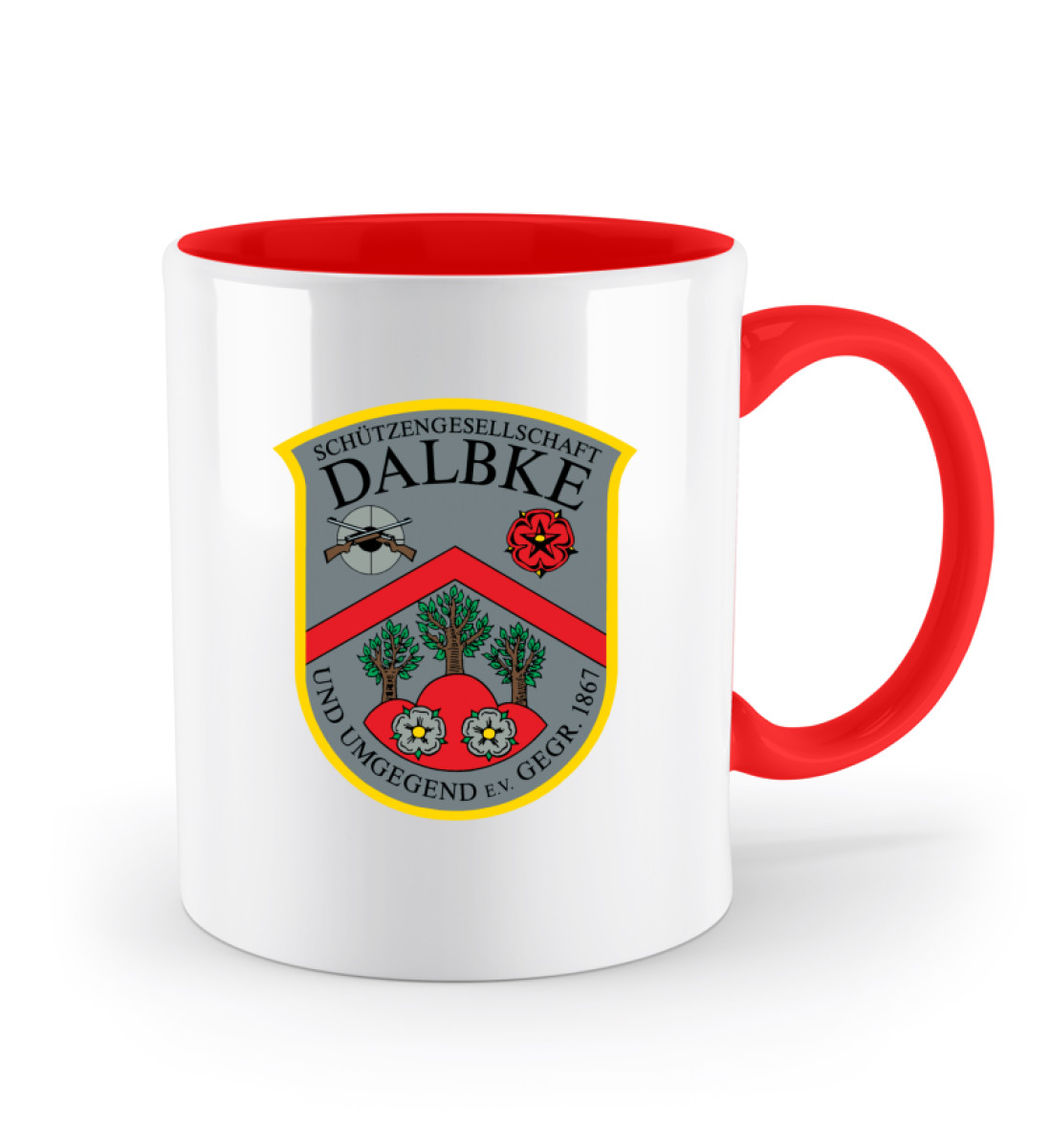 SG Dalbke Wappen - Zweifarbige Tasse-5761