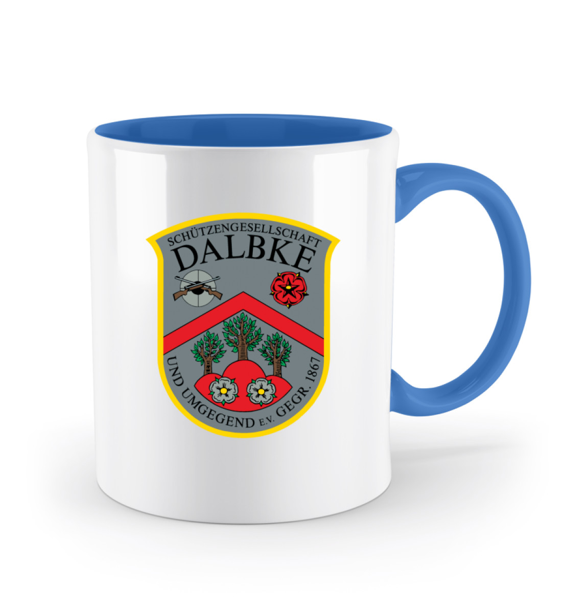 SG Dalbke Wappen - Zweifarbige Tasse-5739