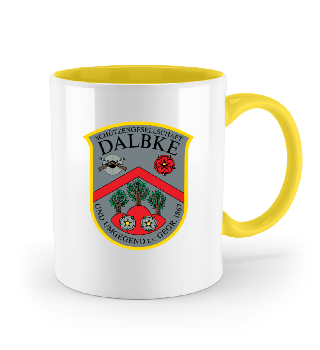 SG Dalbke Wappen - Zweifarbige Tasse-5766