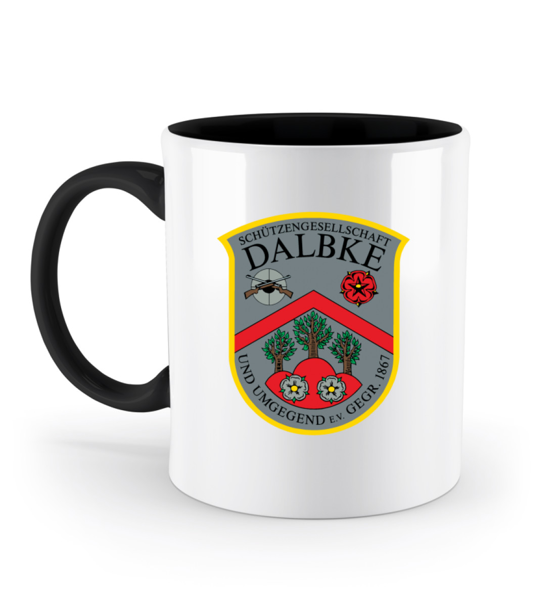 SG Dalbke Wappen - Zweifarbige Tasse-16