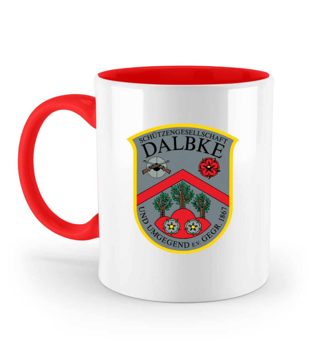 SG Dalbke Wappen - Zweifarbige Tasse-5761