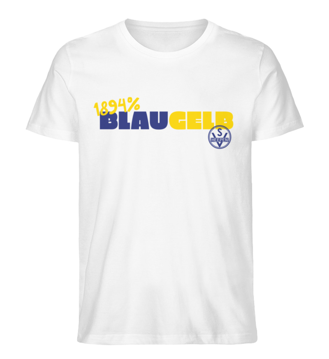 Blau Gelb - Herren Premium Organic Shirt-3