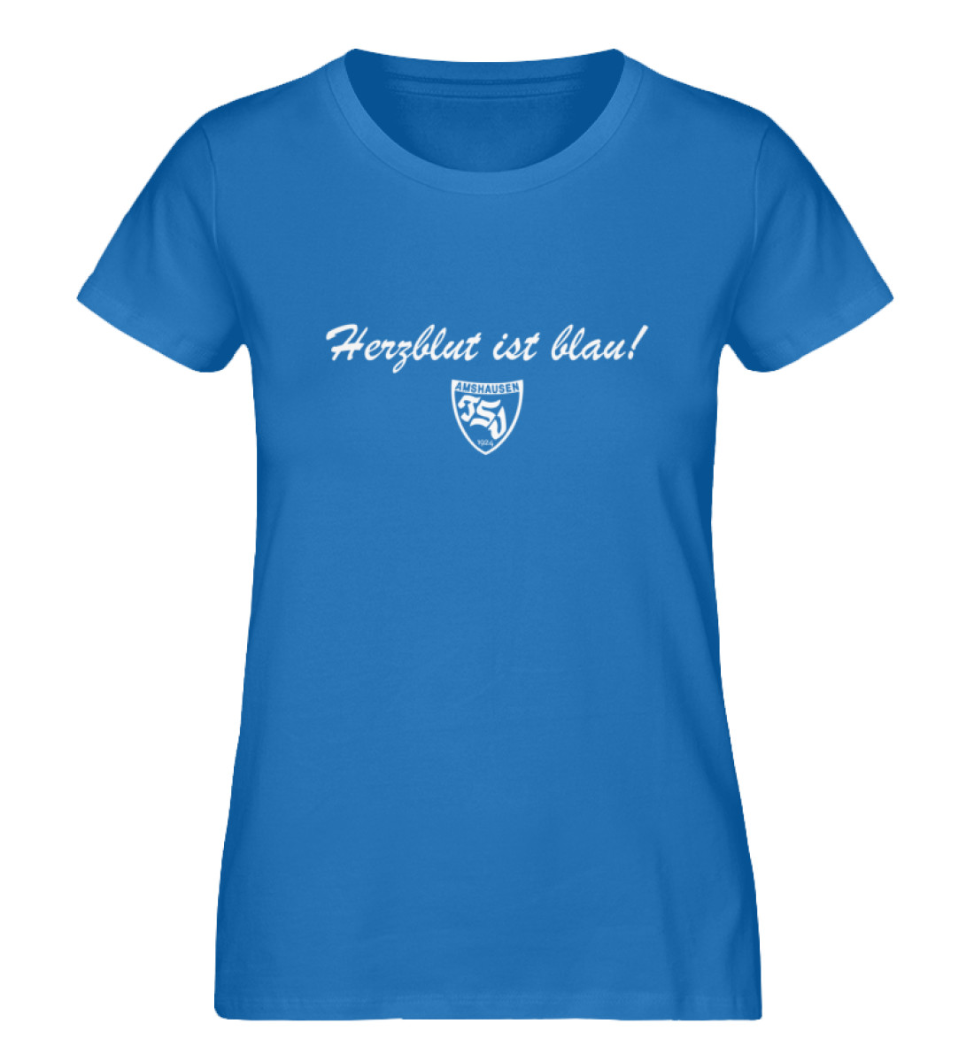 Herzblut ist blau - Damen Premium Organic Shirt-6886