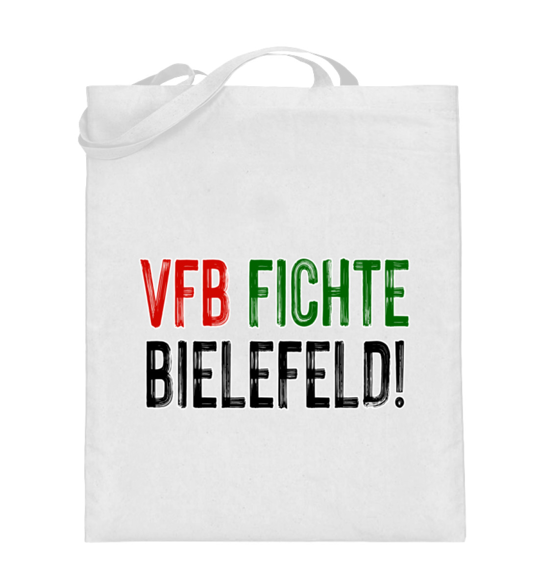 Fichte Bielefeld - Jutebeutel (mit langen Henkeln)-3